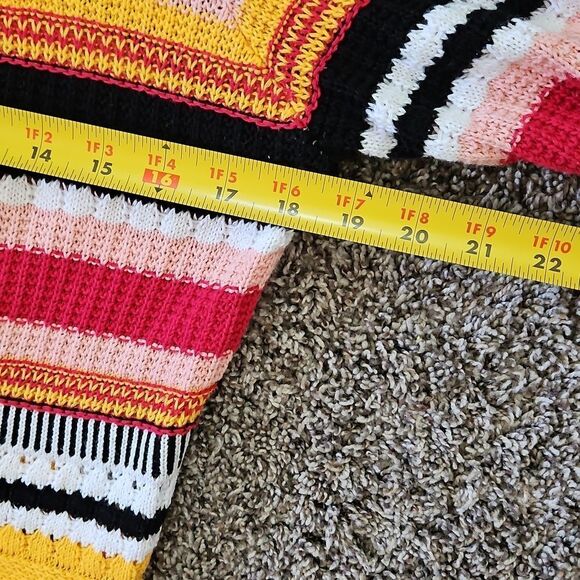 Peck & Peck Red Open Cardigan Sweater - Picture 7 of 8